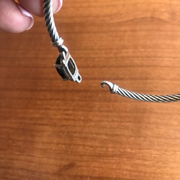 David Yurman Petite Wheaton Bracelet with Diamonds - Picture 7 of 7